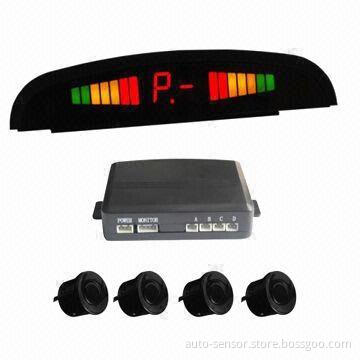 Front detection sensor system with LED display